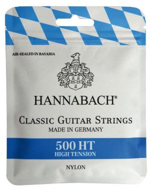Hannabach 500HT Classical Guitar Strings, Full Set