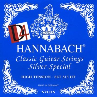 Hannabach 815HT Silver Special w/ Durable D Classical Guitar Strings