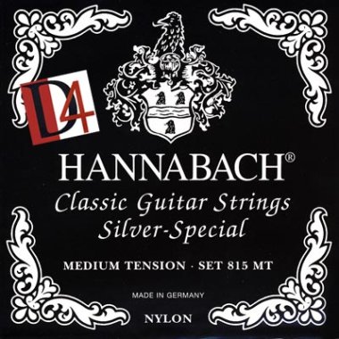 Hannabach 815MT Silver Special w/ Durable D Classical Guitar Strings