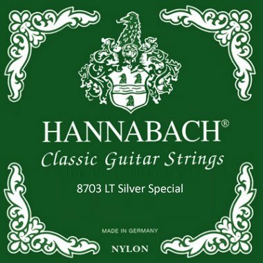 Hannabach 870 Silver Wound 8703LT- 3rd string (g) Low Tension