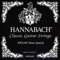 Hannabach 870 Silver Wound 8703MT- 3rd string (g) Medium Tension