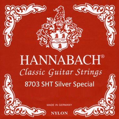 Hannabach 870 Silver Wound 8703SHT- 3rd string (g) Super High Tension