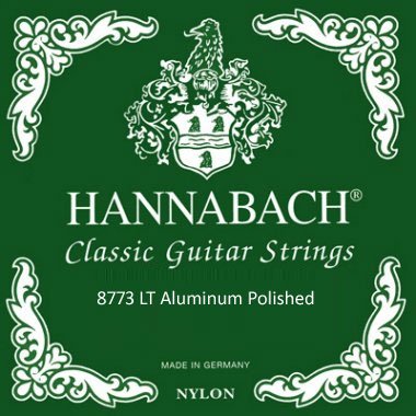 Hannabach 877 - Aluminum Polished 3rd string (g) Low Tension