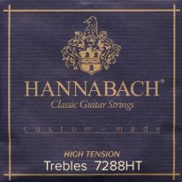 Hannabach Custom Made 7288HT Classical Guitar Strings, Treble Set