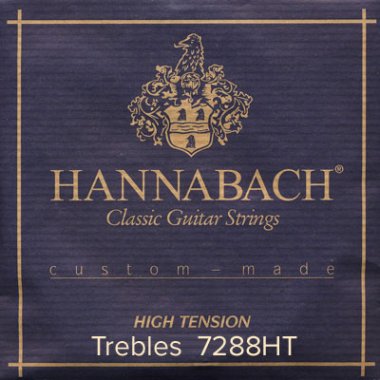 Hannabach Custom Made 7288HT Classical Guitar Strings, Treble Set