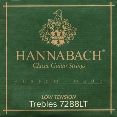 Hannabach Custom Made 7288LT Classical Guitar Strings, Treble Set
