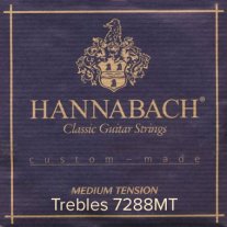 Hannabach Custom Made 7288MT Classical Guitar Strings, Treble Set
