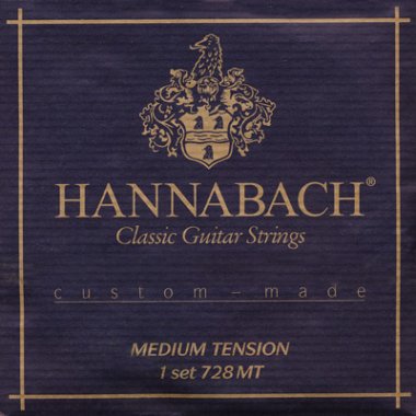 Hannabach Custom Made 728MT Classical Guitar Strings, Full Set