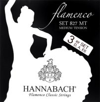 Hannabach Flamenco 8277MT Silver Plated Guitar Strings, Bass Set