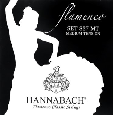 Hannabach Flamenco 827MT Nylon Guitar Strings, Full Set