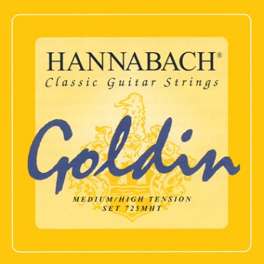 Hannabach Goldin 725 MHT Classical Guitar Strings, Full Set