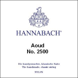 Hannabach HAN2500 AOUD Gut Trebles Gold-Plated Wound Med Tension