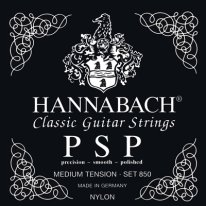Hannabach Precision Smooth Polished 850MT Guitar Strings, Full Set