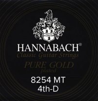 Hannabach Pure Gold 8254MT - 4th string (D) Medium Tension