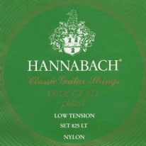 Hannabach Pure Gold 825LT Classical Guitar Strings, Full Set