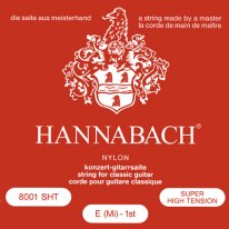 Hannabach Silver Plated 800SHT Classical Guitar Strings, Full Set