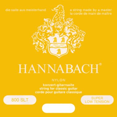 Hannabach Silver Plated 800SLT Classical Guitar Strings, Full Set
