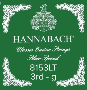 Hannabach Silver Special 8153LT - 3rd string (g) Low Tension