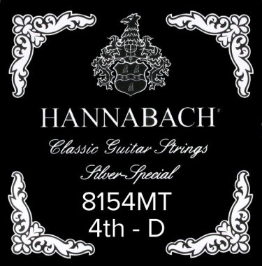 Hannabach Silver Special 8154MT - 4th string (D) Medium Tension