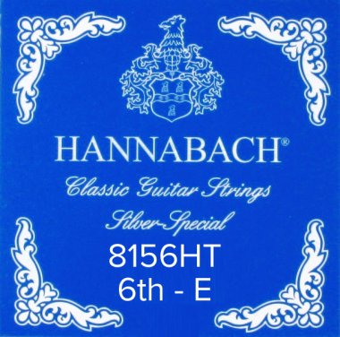 Hannabach Silver Special 8156HT - 6th string (E) high tension