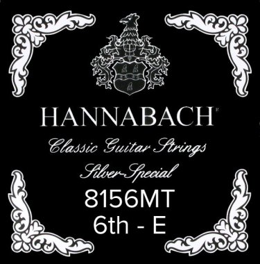 Hannabach Silver Special 8156MT - 6th string (E) Medium Tension