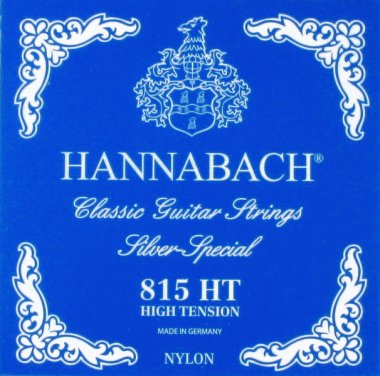 Hannabach Silver Special 815HT Classical Guitar Strings Full Set
