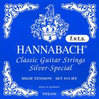 Hannabach Silver Special 815HT-fvts Classical Guitar Strings Full Set