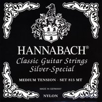 Hannabach Silver Special 815MT 8-String Classical Guitar, Full Set
