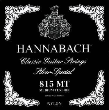 Hannabach Silver Special 815MT Classical Guitar Strings Full Set