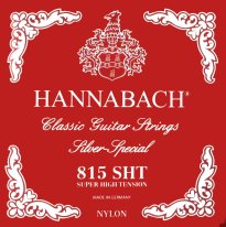Hannabach Silver Special 815SHT Classical Guitar Strings, Full Set