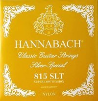 Hannabach Silver Special 815SLT Classical Guitar Strings, Full Set
