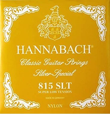Hannabach Silver Special 815SLT Classical Guitar Strings, Full Set