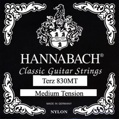 Hannabach Terz Guitar 830MT 570mm, Full Set