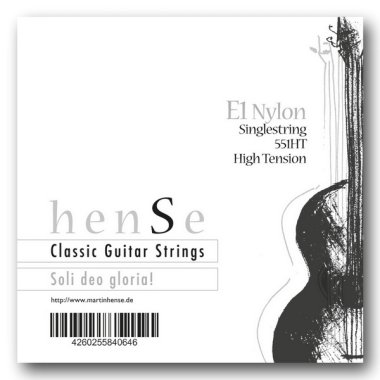 Hense 551HT Nylon High Tension Classical String - e 1st string
