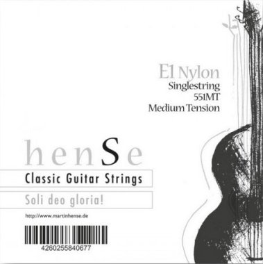 Hense 551MT Nylon Medium Tension Classical String - e 1st string