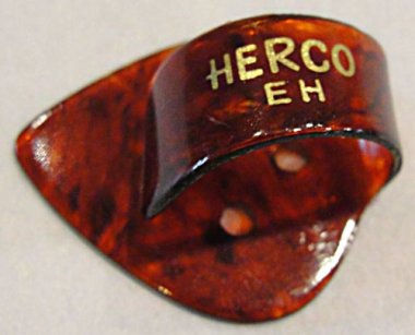 Herco HE114BSH Flat Thumb Pick Extra Heavy Shell, One Pick