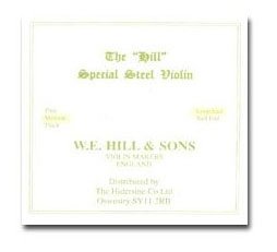 Hill 4/4 Violin E String Medium Gauge Steel Ball End, SINGLE