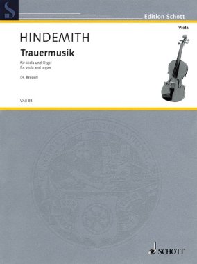 Hindemith | Trauermusik for viola and organ