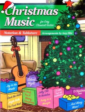 Hite | Christmas Music for easy solo guitar with tab | PDF Download
