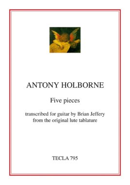 Holborne arr. by Jeffery | Five Pieces for solo guitar | PDF Download