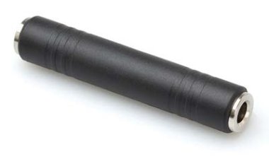 Hosa GPP105 Cable Coupler Adapter 1/4 in. to 1/4 in.