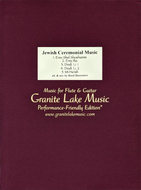 Jewish Ceremonial Music arr. by Desrosiers for guitar, flute & voice