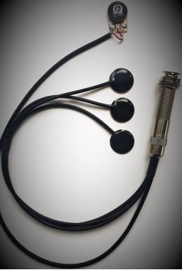 JJB Prestige 330 Acoustic Pickup WITH Volume Control, 20mm transducers
