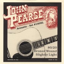 John Pearse 160SL 80/20 Bronze Acoustic Guitar Slightly Lt 11-50