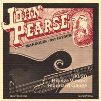 John Pearse 2100M 80/20 Bronze Wound Std Gauge Mandolin Strings 11-39