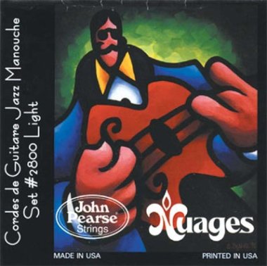 John Pearse 2800 Nuages Jazz Manouche Guitar Strings Light