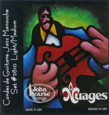 John Pearse 2810 Nuages Jazz Manouche Guitar Strings Lt/Med