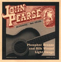 John Pearse 510L Acoustic Guitar Phosphor Bronze and Silk Lt 11-49