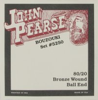 John Pearse 5250 Bouzouki 80/20 Bronze 8 String (10-48) Full Set