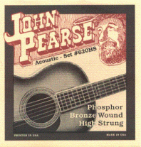 John Pearse 620HS Phosphor Bronze Acoustic Guitar High Strung 12-30